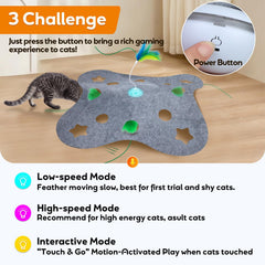 Giociv three play modes tailor fun to your catβs mood.
