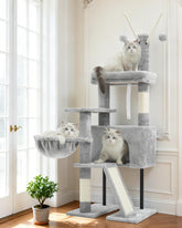 Gitelsnour cat tree top platform for lounging and playtime.