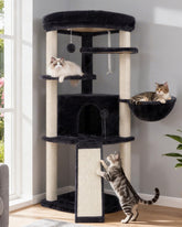 Gitelsnour Corner Cat Tree corner design saves space while offering a cozy perch.