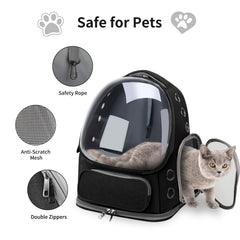 GixDix built-in safety leash keeps your pet secure during adventures.