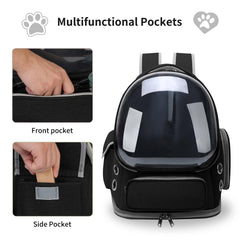 GixDix spacious interior accommodates cats up to 20 lbs for relaxed journeys.