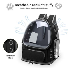 GixDix breathable mesh design ensures steady airflow for pet comfort on long trips.