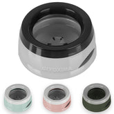 GIYOXIMA 25oz spill-proof dog water bowl, gray, ideal for travel and mess-free hydration