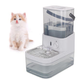 GJEASE smart cat fountain with no-filter design for easy hydration.