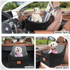 GL GLENSLAVE dog car seat side storage pocket visible for easy access