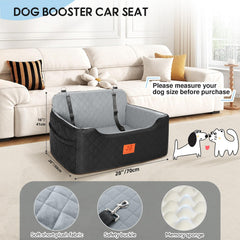 GL GLENSLAVE dog car seat side view showing non-slip base for stability
