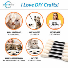Glaciart One catnip-filled toy promotes interactive sessions and exercise.