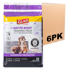 Glad Day to Night pad showing odor control in indoor training scenario