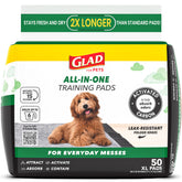 Glad for Pets activated charcoal pad close-up highlighting absorbent layers and odor control.