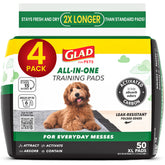 Glad for Pets extra-large charcoal dog training pads provide expanded coverage for large dogs.