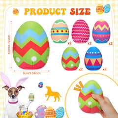 Glimin Easter egg toy in pink, colorful fetch and chewing fun.