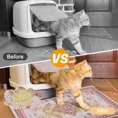 Glittme high-density mesh traps litter efficiently for quick cleanup.
