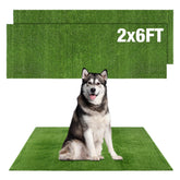 Globgreen dog grass patch 2x6ft for potty training and outdoor use