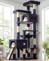 Globlazer 83-inch cat tower overview for high vantage observation.
