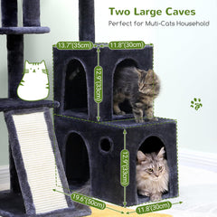 Globlazer cat tower rotating base adds stability and playful exploration.