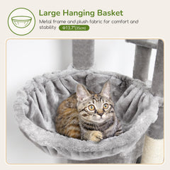 Globlazer cat tree private condos for large cats to stretch and relax