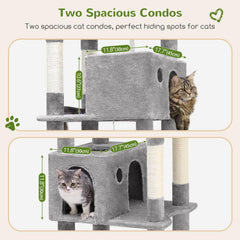 Globlazer cat tree stability supports secure play and confident observation