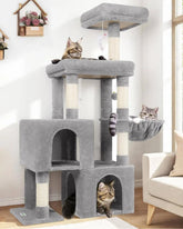 Globlazer 52-inch cat tree tower with multi-level design for several indoor cats.