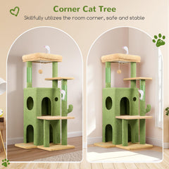 Globlazer double layer condos offer cozy hideaways for curious indoor cats.
