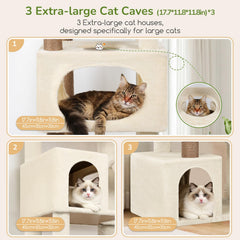 Globlazer heavy-duty base supports multiple large cats with solid footing