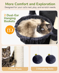 Globlazer two hanging baskets for lounging and play