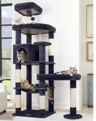 Globlazer XL cat tree base with sturdy anti-tip design for stable play