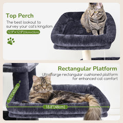 Globlazer XL cat tree hammock provides cozy lounging and naps
