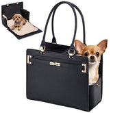 GLOBLYTE dog purse carrier foldable design for compact travel.