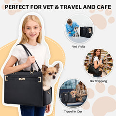 GLOBLYTE dog purse carrier safety leash keeps small pets secure.