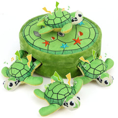 Globright Hide and Seek carrot plush dog toy for engaging fetch and puzzle play