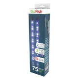 GloFish LED Light Sticks clipped to aquarium front for easy setup and color boost.