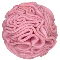 Glory To Dog Puppy Snuffle Ball Pink encourages nose work during treat-hiding play.