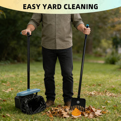 Glowspire long-handle scooper grip reduces bending and fatigue.