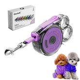 Gluckelk retractable leash compact design for small dogs improves handling during walks