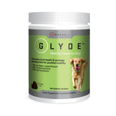GLYDE Glyde Advanced joint chews bottle highlights mobility support.