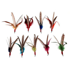GoCat Da Bird Super Feather Refill attachment illustrating easy replacement on the wand.