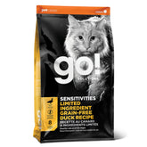 Go! Solutions Sensitivities duck dry cat food in 8lb bag for sensitive stomachs