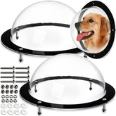 Goaste dog fence window offers a clear view for dogs to explore outdoors
