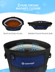 Gobeigo dog treat pouch four-cup capacity fits ample treats for training