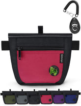 Gobeigo dog treat pouch with magnet closure keeps snacks secure during walks.