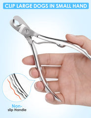 Gobeigo ergonomic non-slip handles reduce fatigue during grooming sessions.