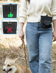 Gobeigo front zip pocket provides easy access to poop bags and small essentials.