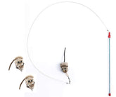 GoCat Cat Lures Catcher Toy with rod in action promoting active play