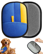 Godmifa pet hair removal glove on sofa capturing fur for quick upholstery refresh