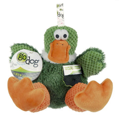 GoDog Checkers Sitting Duck Green Large side view for interactive play.
