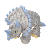 goDog Dinos Frills squeaky toy for interactive, durable play with built‑in squeaker.