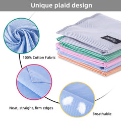 Gofshy pink pinstripe dog bandana, cute everyday look