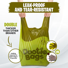 GoGo Stik dootie bag leakproof design prevents leaks during disposal