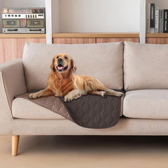 Gogobunny double-sided waterproof dog blanket protects furniture from spills