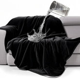 Gogobunny waterproof bed blanket protects the mattress from spills and stains.